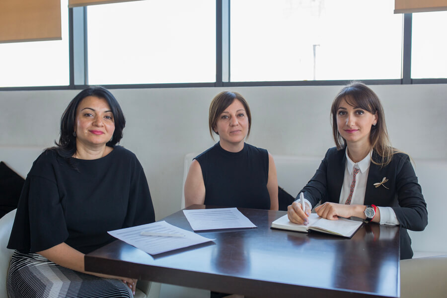 Ofelya Kamalyan Human resources head interview with Gayane Khachatryan and Suzanna Khachatryan
